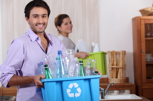 House clearance team preparing to clear a Shoreditch property
