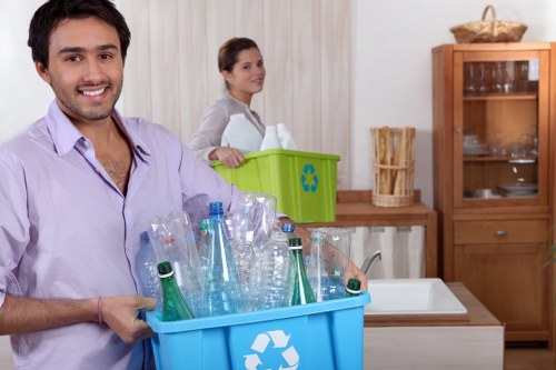 Different types of construction waste materials