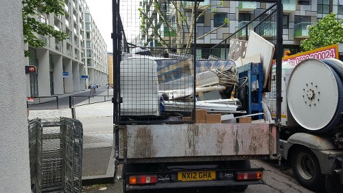 Grab Lorry Hire fleet in Shoreditch
